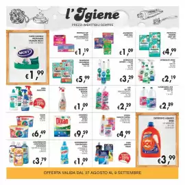 Volantino èccoMI Pagina 22: Pannolino mutandino Pampers €5,99, Detersivo lavatrice Dixan polvere €9,59