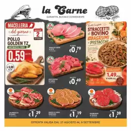 Volantino èccoMI Pagina 4: Saltinbocca di suino €1,39, Fatida Hamburger ai funghi €1,39