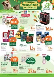 Folleto TiendAnimal Página 10: Felix - snack para gato €1,99, Majesty - snack liquido para gato €16,99
