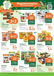 Folleto TiendAnimal Página 4: True origins wild - palos de colageno €2,19, Purina - gran surtido de snacks €2,29