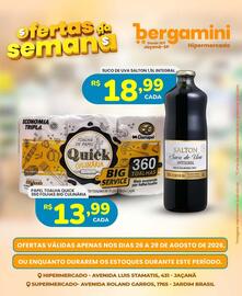 Catálogo Supermercado Bergamini Página 24: Papel toalha quick 360 folhas big culinária €13,99