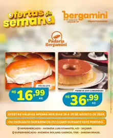 Catálogo Supermercado Bergamini Página 13: Pão de leite €16,99, Pudim de leite condensado €36,99