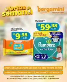 Catálogo Supermercado Bergamini Página 16: Fralda pampers confort sec €59,98