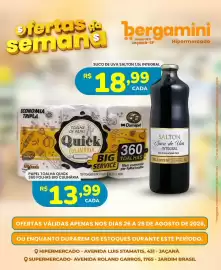 Catálogo Supermercado Bergamini Página 24: Papel toalha quick 360 folhas big culinária €13,99