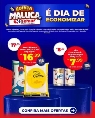 Folheto Semar Supermercado (válido até 27-08)
