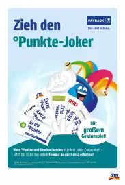 Dm Flugblatt Seite 8: Zieh den PAYBACK Das zahlt sich aus. °Punkte-Joker §°Pun dm bp Thalia Nah&Frisch OTTO ido REISEWELT