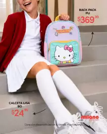 Catálogo Milano semana 35 Página 3: Calceta lisa €24,99, Hello Kitty and Friends €369,99