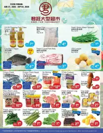 Kings Fair Supermarket flyer week 35 Page 1: Flavour Swallow Rice Vermicelli €0,99, Fresh Pork Chop €1,89