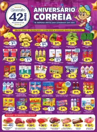 Catálogo Supermercados Correia semana 35 Página 1: Presunto pamplona €2,49, Leite fermentado bob esponja elegê €7,19