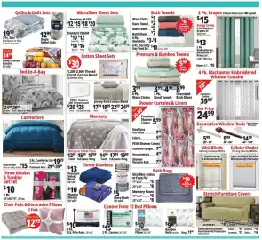 Ocean State Job Lot flyer week 35 Page 8: Microfiber Comforters €15,00, Jersey Knit-Cotton Blend €17,99