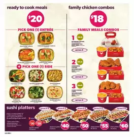 Loblaws flyer week 35 Page 4: Utage platter €55,00, Optimum Kazoku platter €30,00