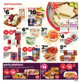 Loblaws flyer week 35 Page 5: Charcuterie Boards €14,00, Fiesta dip tray €8,00