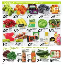 Loblaws flyer week 35 Page 2: Iceberg lettuce €2,49, Foodland dill cucumbers €6,99
