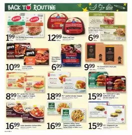 Loblaws flyer week 35 Page 6: Pie Commission meat pies €9,99, Schneiders blue ribbon bologna €6,99