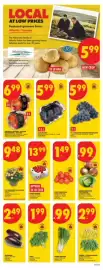 No Frills flyer week 35 Page 3: Pc organics coronation grapes €5,99, Blue plum €5,99