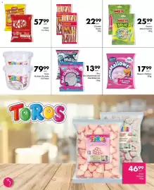 Save catalogue Page 45: Snaxels Choc Stix €22,99, Sweeto Sour Marshmallow Ropes €25,99