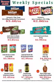Farmer Jack's catalogue week 35 Page 11: Arnott's Jatz Crackers €2,80, Arnott's Tim Tam €3,60