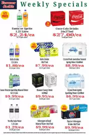 Farmer Jack's catalogue week 35 Page 13: Monster Energy Drink €9,95, Crystal Peak Australian Natural Spring Water €8,99