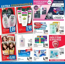 Volantino Emisfero Pagina 20: Patis carta igienica 2 veli €4,99, Colgate dentifricio max fresh, Max White, Max Clean €1,99