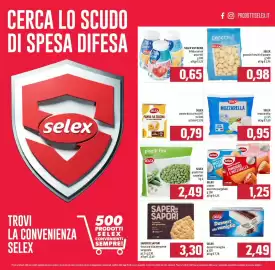 Volantino Emisfero Pagina 22: SeleX crepes assortite surgelate €1,25, Gnocchi di patate Selex €0,98