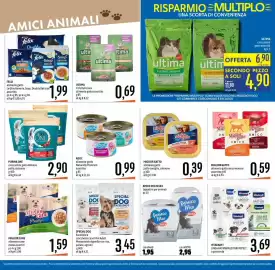Volantino Emisfero Pagina 26: Amico Mio SELEX tappetini per animali €1,95, Purina One croccantini gatto Bifensis €2,90