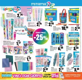 Volantino Emisfero Pagina 28: Mitama correttore a nastro Reset €2,77, MITAMA Spinny Pen Glitter €2,24