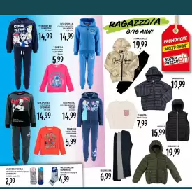 Volantino Emisfero Pagina 37: Calzino bambino/a Australian €2,99, T-shirt R.A manica lunga €7,99