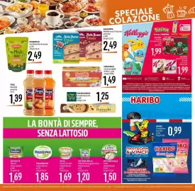Volantino Emisfero Pagina 8: Galbusera BelleBuone 5 Colazioni €2,49, Yoga bevande assortite €1,39