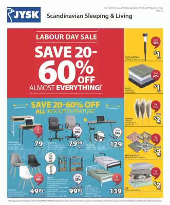 JYSK flyer (valid until 10-09)