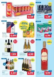 T&G Flugblatt Seite 7: Rauch Eistee €0,49, Red Bull Organics €0,99