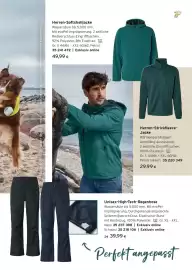 Tchibo Eduscho Flugblatt Seite 10: Herren-Softshelljacke €49,99, Herren-Strickfleece Jacke €29,99