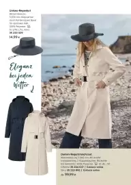 Tchibo Eduscho Flugblatt Seite 22: Unisex-Regenhut €14,99, Damen-Regentrenchcoat €99,99