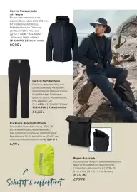 Tchibo Eduscho Flugblatt Seite 23: Herren-Outdoorjacke mit Weste €89,99, Herren-Softshellhose