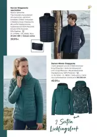 Tchibo Eduscho Flugblatt Seite 8: Herren-Steppweste packable €39,99, Damen-Wende-Steppjacke €49,99