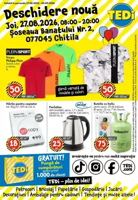 TEDI (valid până la 2-09)