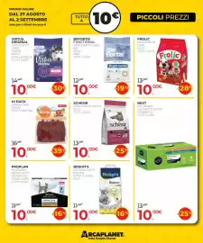 Volantino Arcaplanet Pagina 13: Hi Duck filetti anatra €10,00, Schesir crocchette gatto sterilizzato&light €10,00
