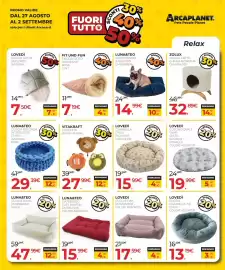 Volantino Arcaplanet Pagina 5: Cuscino ovale trap. corallo €19,99, Lovedì ciambella €15,99