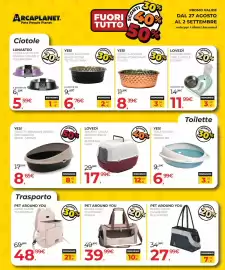 Volantino Arcaplanet Pagina 6: Toilette chiusa antibatterica Sirio Bordeaux Nera €17,99
