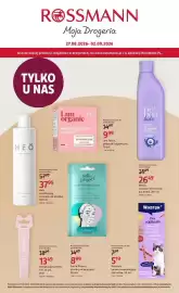 Rossmann gazetka tydzień 35 Strona 1: Everybody London, tint do ust €13,49, Mini Kiełbaski €5,19
