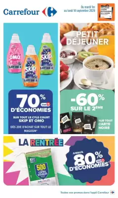 Carrefour | PETIT DEJEUNER (valable jusqu'au 14-09)