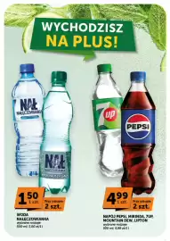 Groszek gazetka | Supermarket Strona 15: Woda Nałęczowianka €1,50, Napój Pepsi, Mirinda, 7up, Mountain Dew, Lipton €4,99