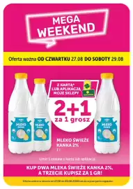 Groszek gazetka | Supermarket Strona 8: Mleko Świeże Kanka 2% €0,01