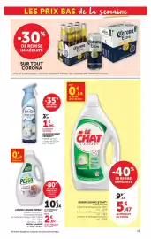 Catalogue U Express page 15: LE CHAT LESSIVE LIQUIDE €5,47, PERSIL Lessive liquide €10,36