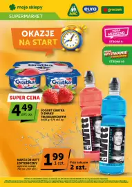 ABC gazetka | Supermarket Strona 1: Napój izotoniczny Dr Witt €1,99, Jogurt Gratka o smaku truskawkowym 4-pak €4,49