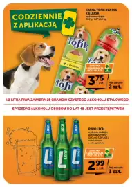 ABC gazetka | Supermarket Strona 14: Karma dla psa kiełbasa z wołowiną Tofik €3,75, Piwo bezalkoholowe Lech €2,99