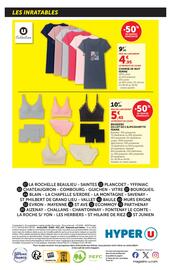 Catalogue Hyper U page 60: U Collection Chemise de nuit femme €4,95, BRASSIERE OU LOT DE 2 SLIPS/SHORTYS FEMME €5,45