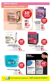 Catalogue Hyper U page 10: L'ORÉAL PARIS AGE PERFECT €5,28, L'ORÉAL PARIS REVITALIFT LASER €9,51