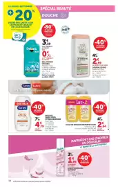 Catalogue Hyper U page 14: Tahiti Huile de douche instants €2,64, Sanex Douche Zero €4,79