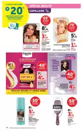 Catalogue Hyper U page 16: GARNIER Belle Color €7,18, Babyliss Brosse Flex €3,25