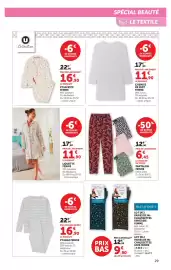 Catalogue Hyper U page 29: LIQUETTE FEMME €11,90, PANTALON FEMME €6,45
